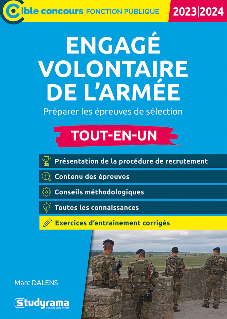 Engagé volontaire de l’armée – Tout-en-un - Marc Dalens - STUDYRAMA