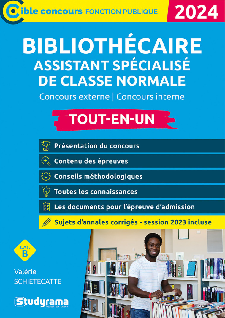 Bibliothécaire assistant spécialisé de classe normale - Valérie Schietecatte - STUDYRAMA