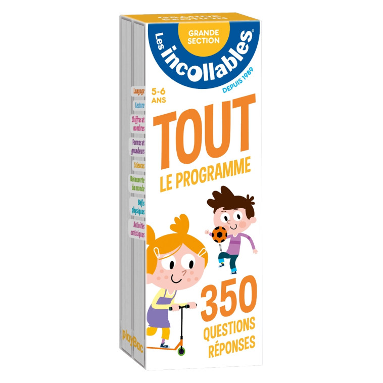 Les incollables - Tout le programme de la grande section - 5/6 ans - XXX - PLAY BAC