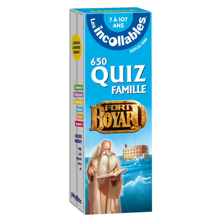 Les Incollables - 650 quiz famille Fort Boyard - XXX - PLAY BAC