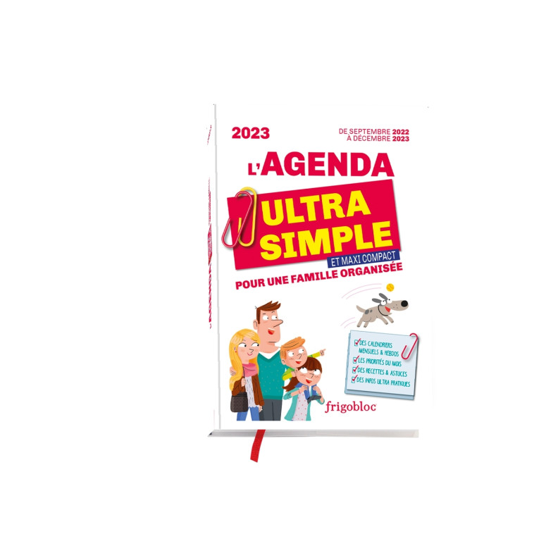 Agenda 2023 Ultra Simple et maxi compact ! (de sept. 2022 à déc. 2023) -  PLAYBAC EDITIONS - PLAY BAC