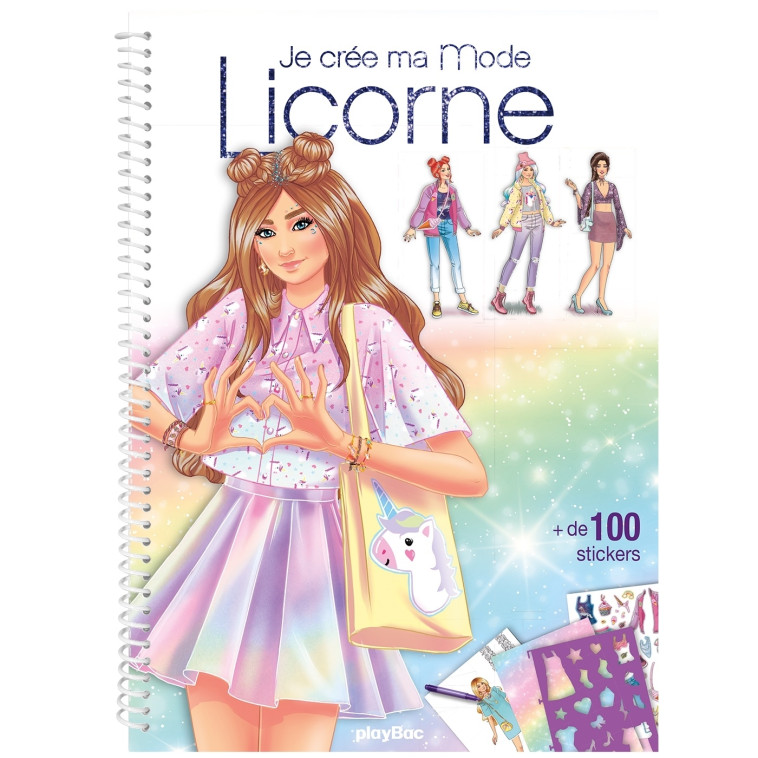 Je crée ma mode Licorne - Nouvelle édition - Lotty Lotty,  Lotty - PLAY BAC