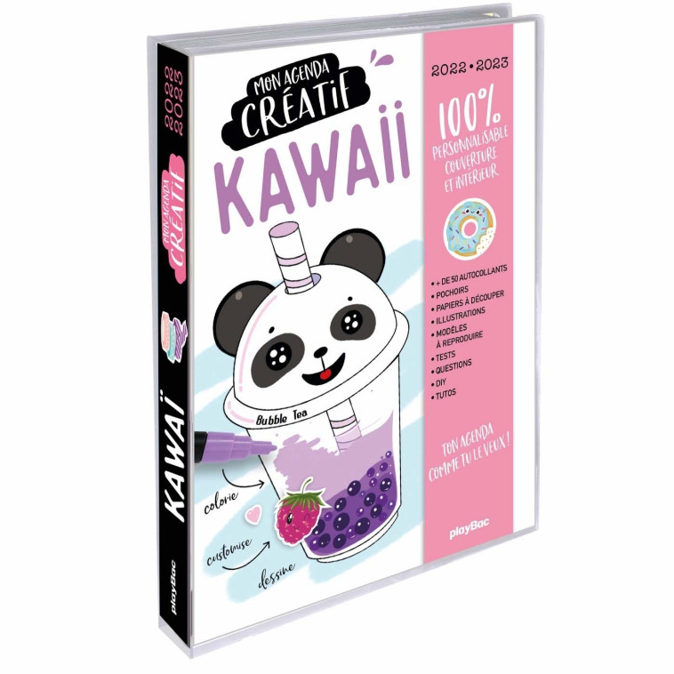 Agenda scolaire DIY Kawaii 2022-2023 - XXX - PLAY BAC