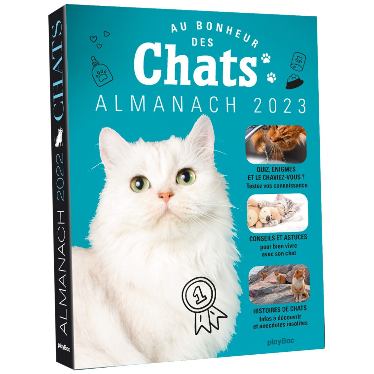 Almanach Chat 2023 -  PLAYBAC EDITIONS - PLAY BAC