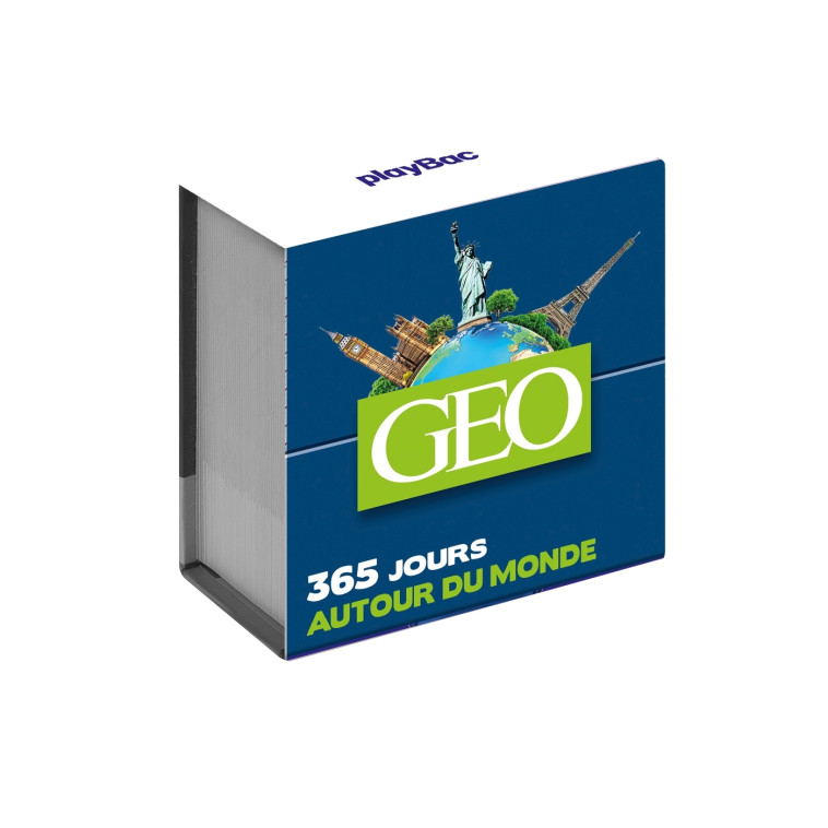 Mini calendrier 365 jours autour du monde Géo -   - PLAY BAC