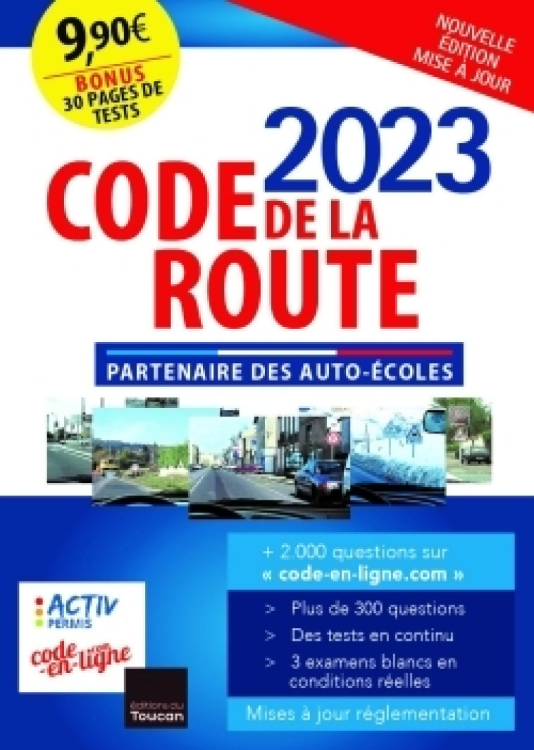 Code de la route 2023 - Activ Permis,   - TOUCAN