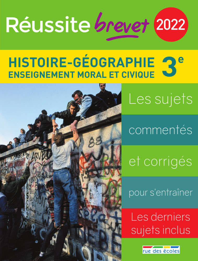 Réussite brevet 2022 - Histoire-géographie 3e -  Collectif - RUE DES ECOLES