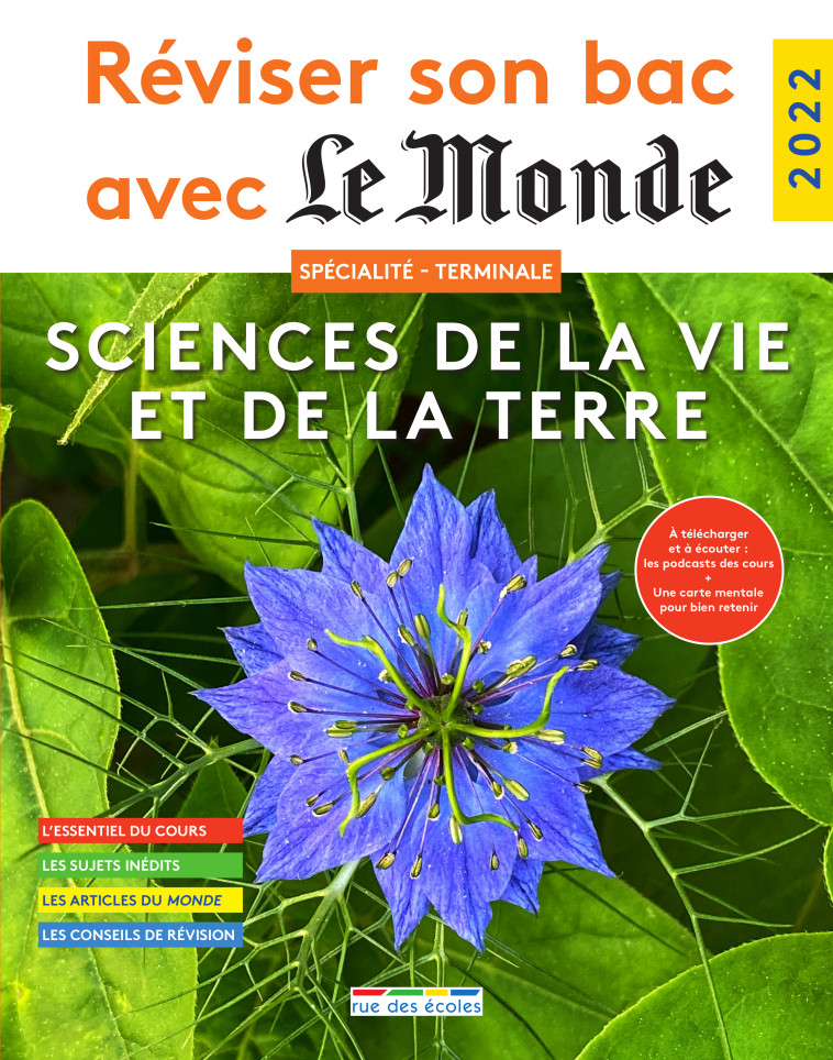 Réviser son bac avec le Monde 2022, Spécialité Sciences de la vie et de la Terre  -  Collectif - RUE DES ECOLES