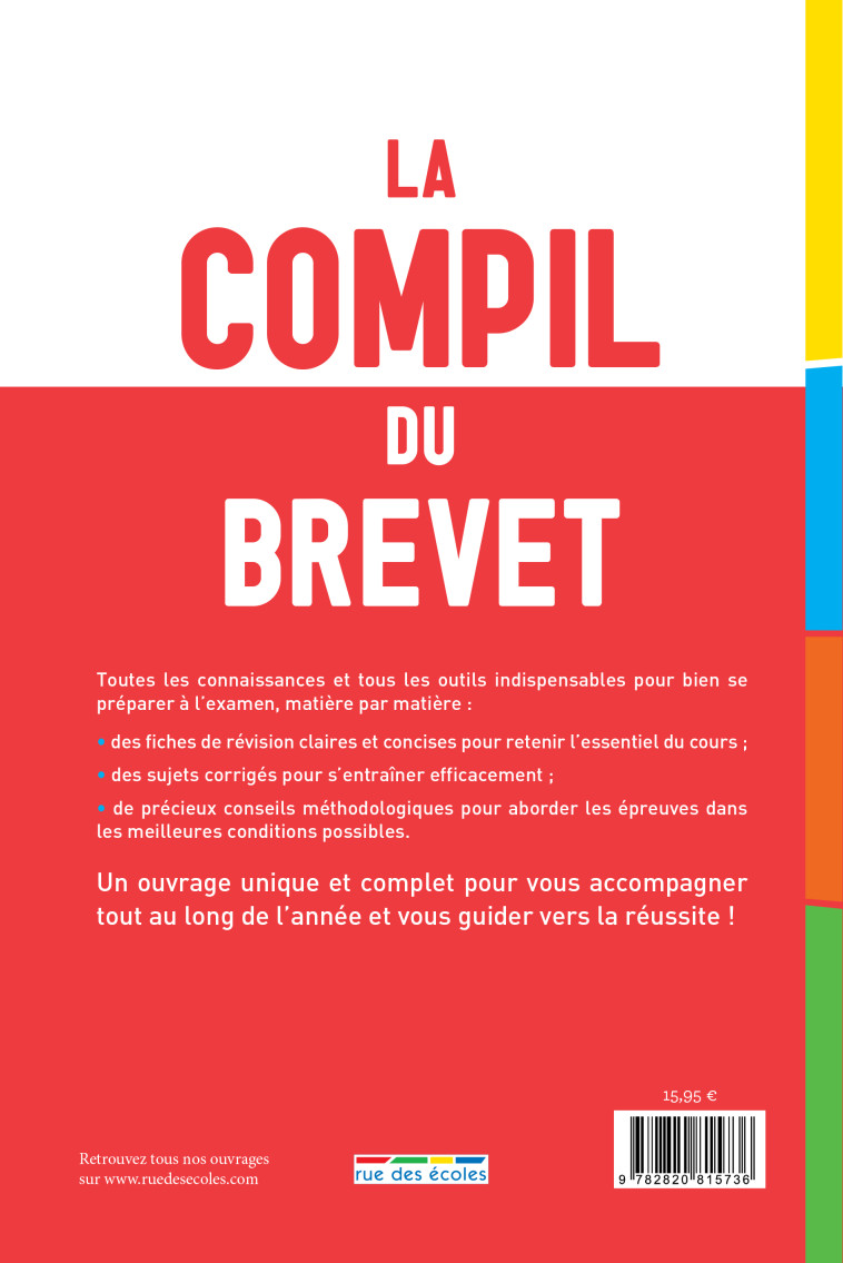 La Compil du Brevet 2024 -  Collectif - RUE DES ECOLES