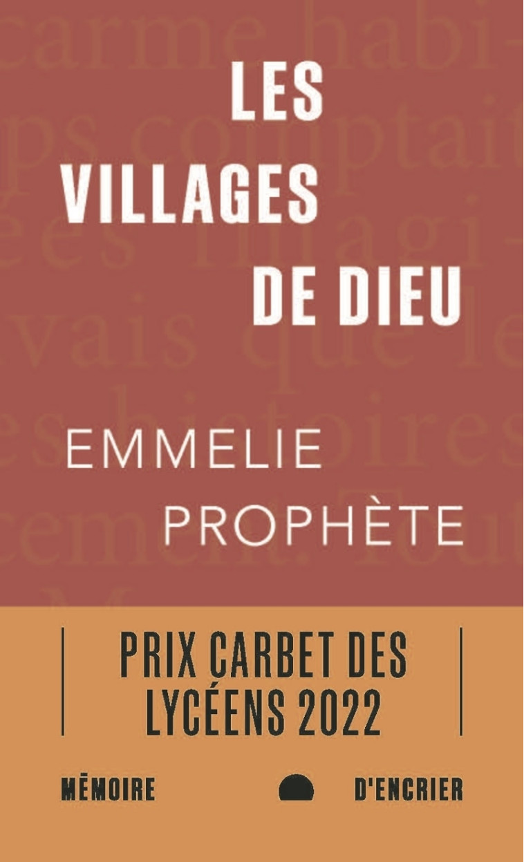 Les villages de Dieu - Emmelie PROPHETE - MEMOIRE ENCRIER