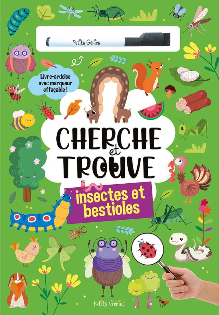 Cherche et trouve - Les insectes et bestioles -  Collectif - PETITS GENIES