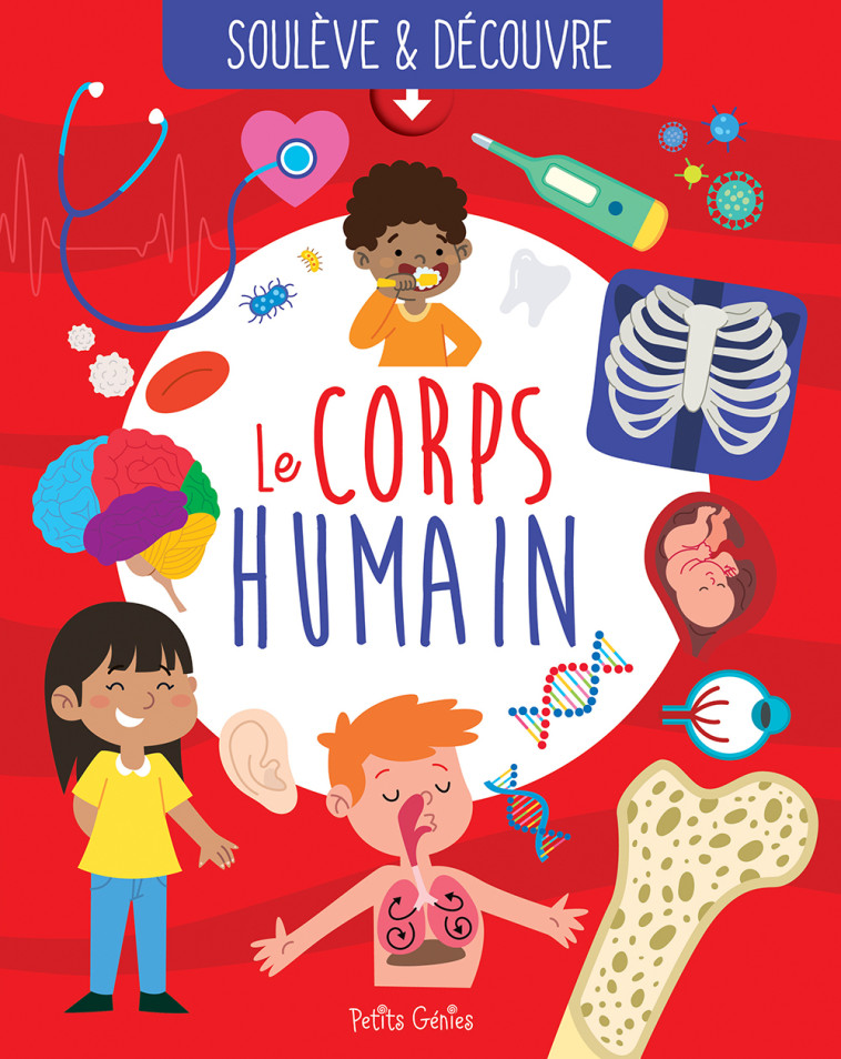 Le corps humain - Soulève et découvre - Joanie Ferland-Globensky - PETITS GENIES