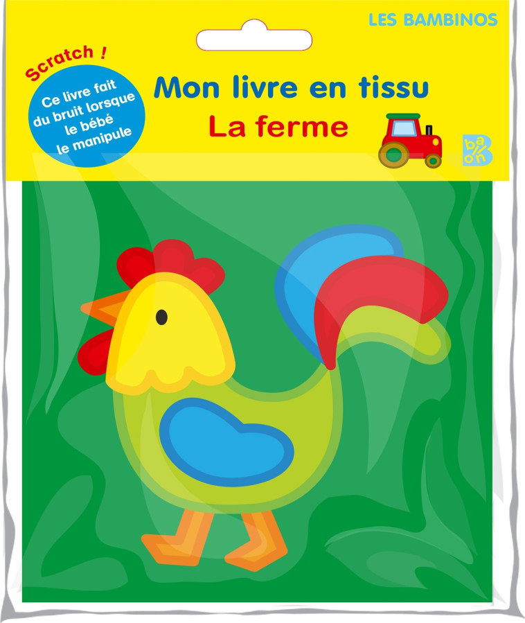 Mon livre en tissu - La ferme - XXX - BALLON