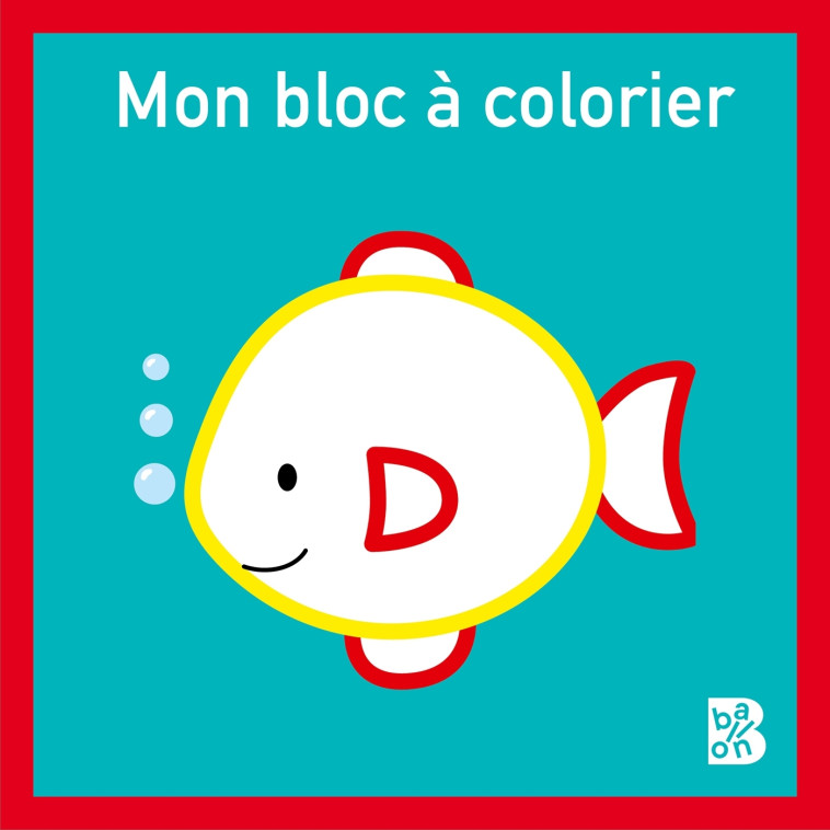 Mini bloc à colorier (poisson) #2 - XXX - BALLON