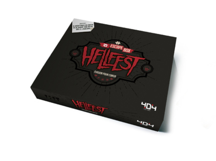 Escape Box - Hellfest - Évasion pour l'enfer - Virgile Iscan - 404 EDITIONS