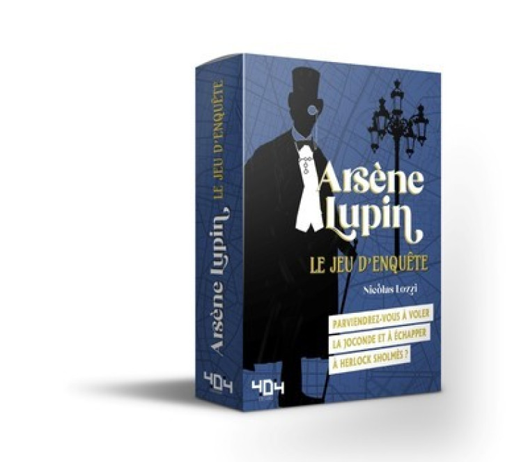 Arsène Lupin : le jeu d'enquête - Parviendrez-vous à voler la Joconde et à échapper à Herlock Sholmè - Nicolas Lozzi, David Chapoulet - 404 EDITIONS