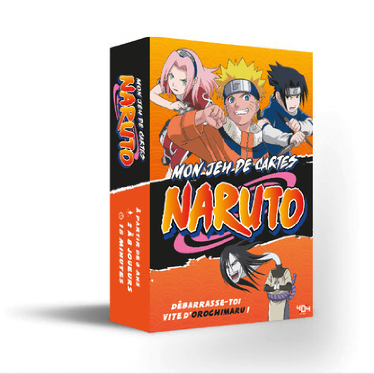 Naruto - Mon jeu de cartes - Collectif Collectif - 404 EDITIONS