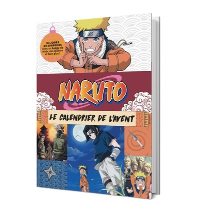 Naruto - Le Calendrier de l'Avent officiel - Collectif Collectif - 404 EDITIONS