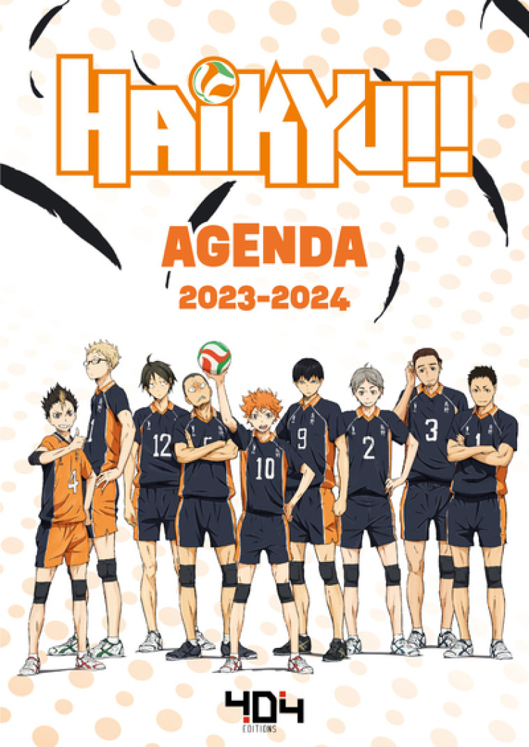 Agenda Haikyu!! 2023-2024 - Crunchyroll/Haikyu!! Crunchyroll/Haikyu!! - 404 EDITIONS