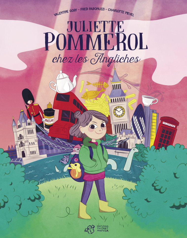 BD Juliette Pommerol chez les Angliches - Valentine Goby, Fred Paronuzzi, Charlotte Mevel - THIERRY MAGNIER