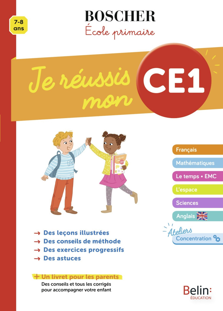 Je réussis mon CE1 - Barbara Arroyo, Renaud d'Enfert, Valérie Drévillon - BELIN EDUCATION