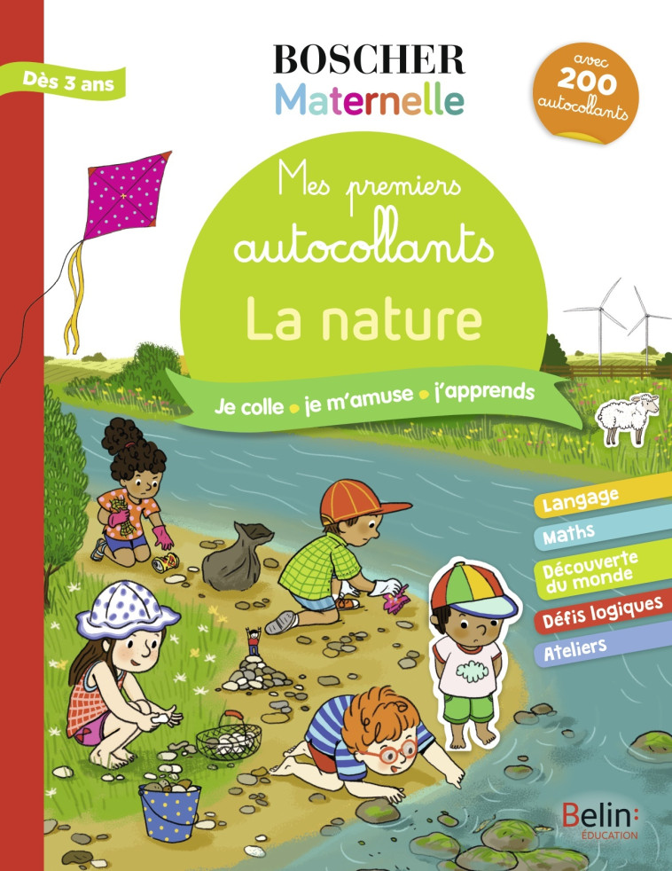 Mes premiers autocollants - La nature - Charlotte Lascault, Hélène Chetaud - BELIN EDUCATION