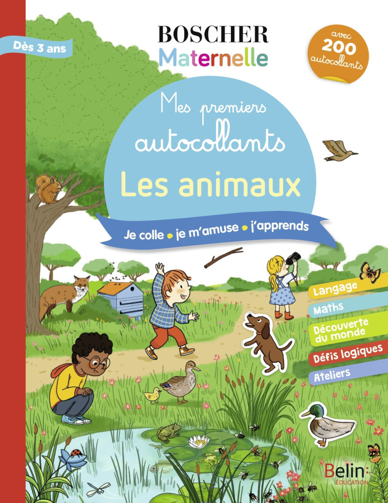 Mes premiers autocollants - Les animaux - Charlotte Lascault, Eléonore Della Malva - BELIN EDUCATION