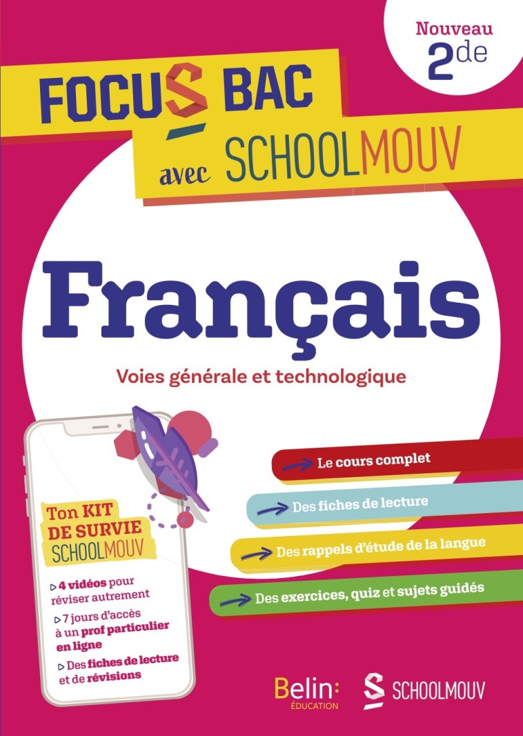 FOCUS BAC Français Seconde - Charly Prabel-Guignard, Garance Kutukdjian - BELIN EDUCATION