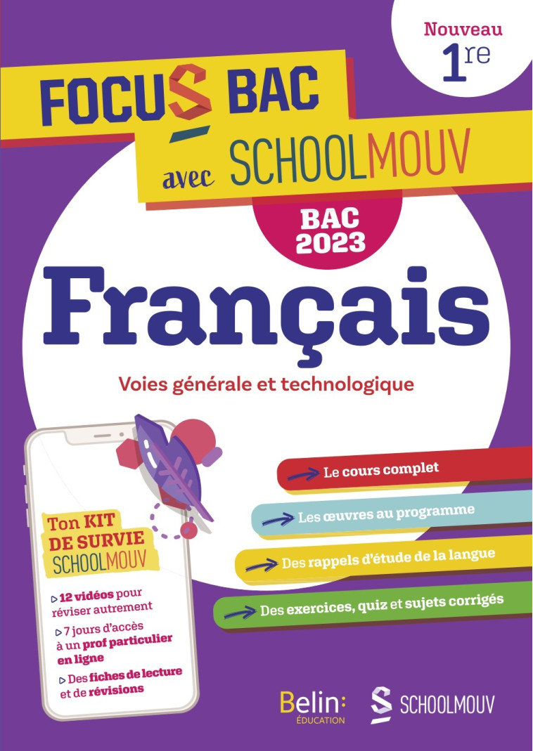 FOCUS BAC Français Première - Nouvelle édition 2023 - Charly Prabel-Guignard, Béatrice Ferrari, Marc STEPHAN, Garance Kutukdjian - BELIN EDUCATION