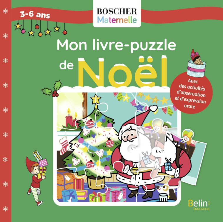 Mon livre-puzzle de Noël - Maud Riemann - BELIN EDUCATION