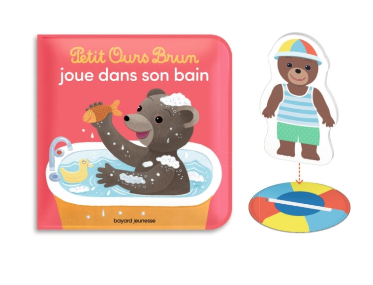 Petit Ours Brun joue dans son bain - un livre et un jouet qui flotte pour le bain - MARIE AUBINAIS, Danièle Bour - BAYARD JEUNESSE