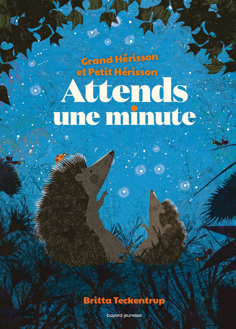 Attends une minute (Grand Hérisson et petit hérisson) - Britta Teckentrup, Anne Bideault - BAYARD JEUNESSE