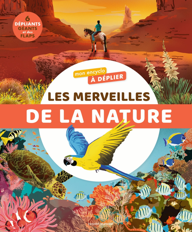 Mon encyclo à déplier Les merveilles de la nature - Bertrand Fichou, Olivia Sautreuil, Mathieu De Muizon - BAYARD JEUNESSE