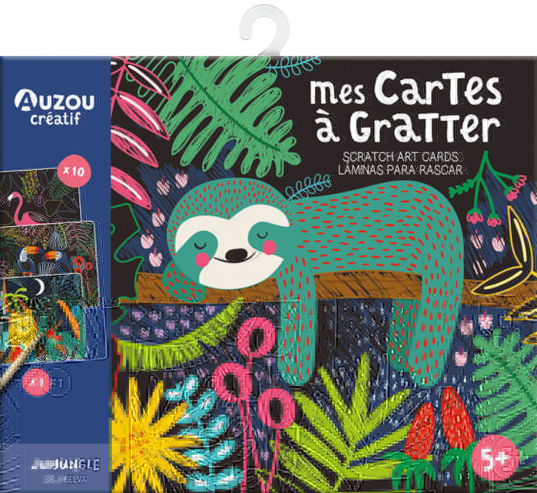 MA POCHETTE D'ARTISTE - MES CARTES A GRATTER : JUNGLE - Mel Armstrong Mel Armstrong - AUZOU