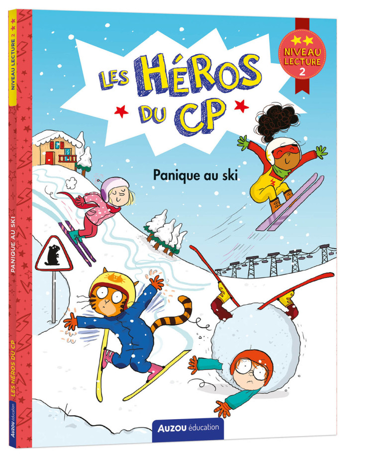 LES HÉROS DU CP - NIVEAU 2 - PANIQUE AU SKI - Alexia Romatif, Joëlle Dreidemy - AUZOU