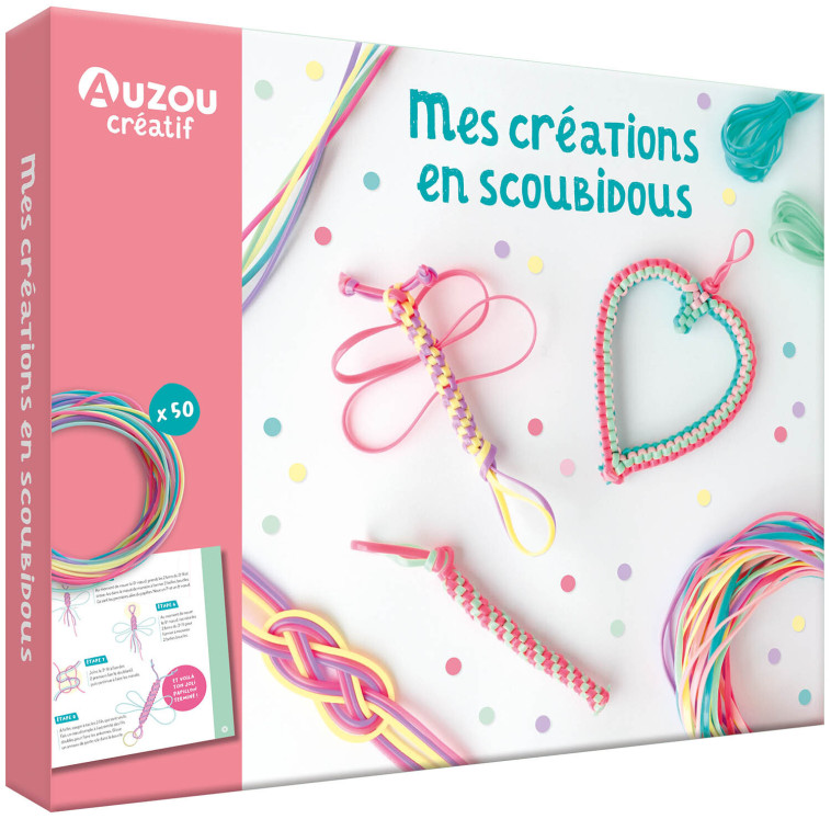 MON COFFRET D'ARTISTE - MES CRÉATIONS EN SCOUBIDOUS - Sarah Despoisse, Maude Guesne - AUZOU