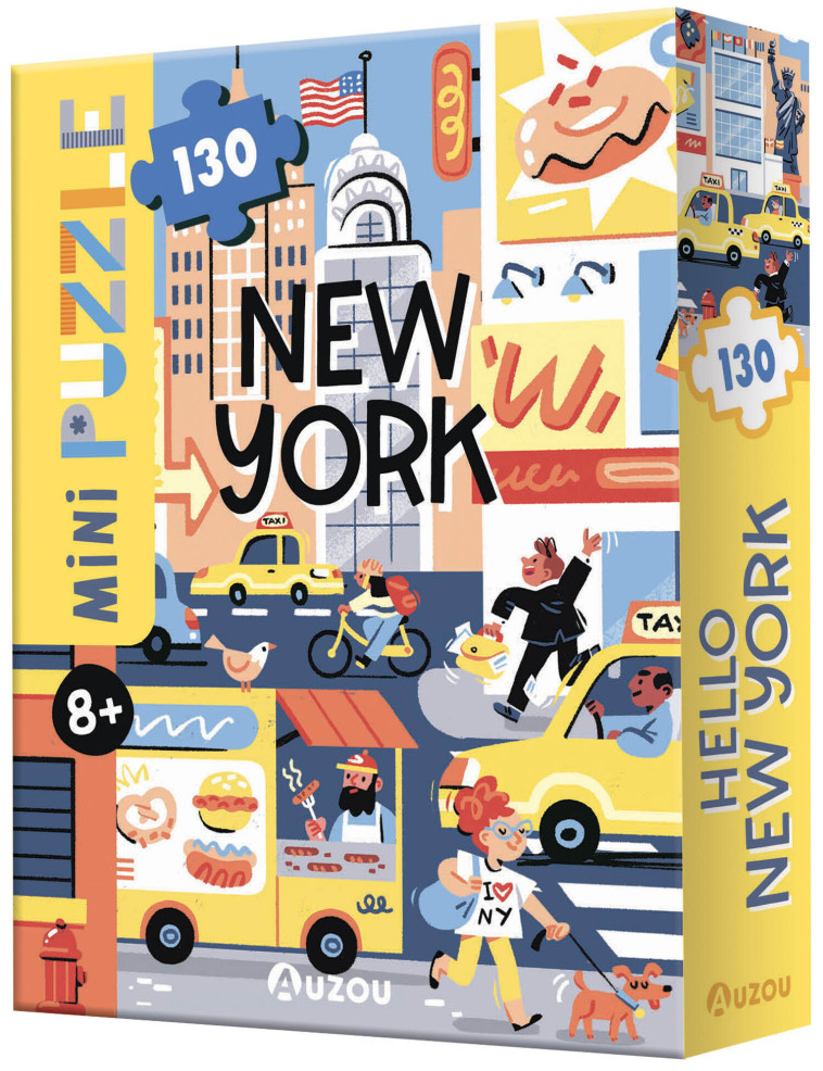 MINI PUZZLES - HELLO NEW YORK - Susanna Rumiz - AUZOU