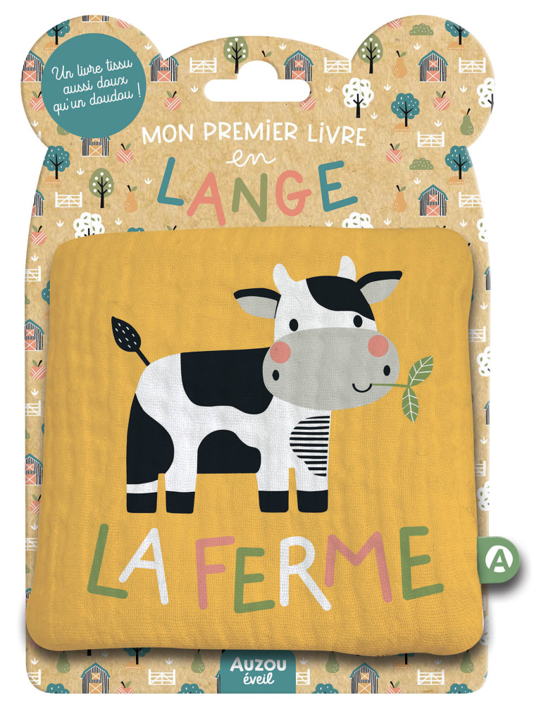 MON PREMIER LIVRE TISSU EN LANGE  - LA FERME - Wendy Kendall - AUZOU