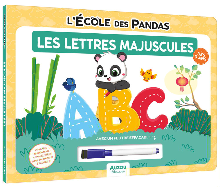 L'ÉCOLE DES PANDAS - LES LETTRES MAJUSCULES - Dominique Butet, Déborah Mirabel, Vayounette Vayounette,  Vayounette - AUZOU