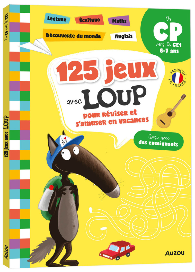 125 JEUX AVEC LOUP DU CP AU CE1 - Orianne Lallemand, Éléonore THUILLIER - AUZOU