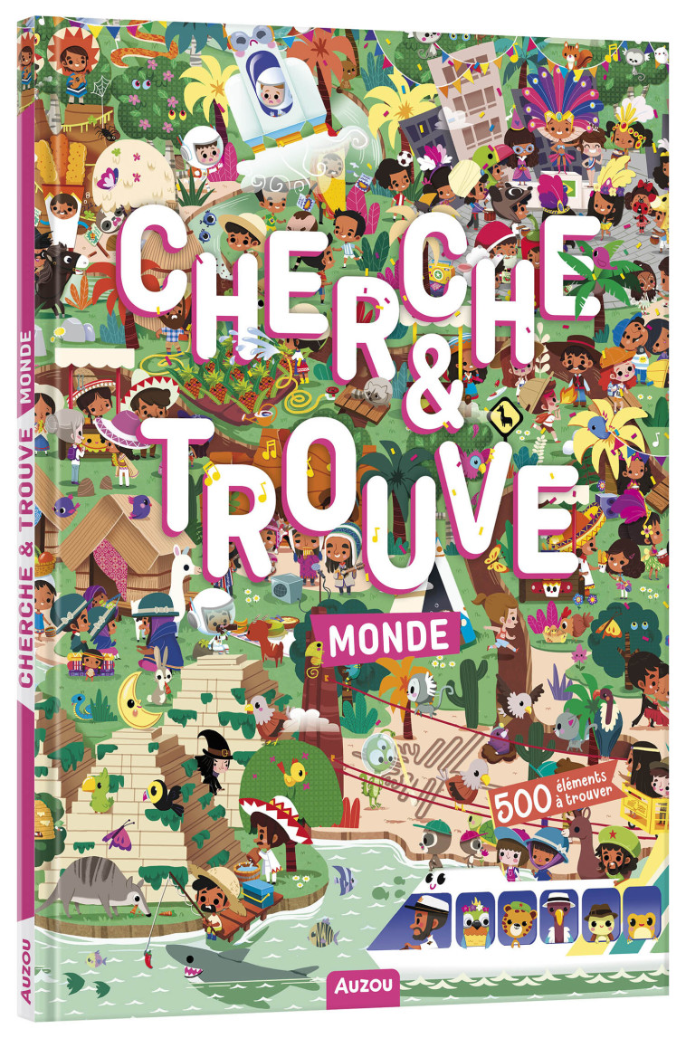 CHERCHE ET TROUVE - MONDE - Tiago Americo, Benjamin Bécue, Julie Mercier - AUZOU