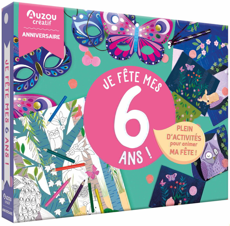 MON COFFRET D'ARTISTE - MON COFFRET D'ANNIVERSAIRE - JE FÊTE MES 6 ANS ! - Klara Hawkins, MLLE HIPOLYTE MLLE HIPOLYTE - AUZOU