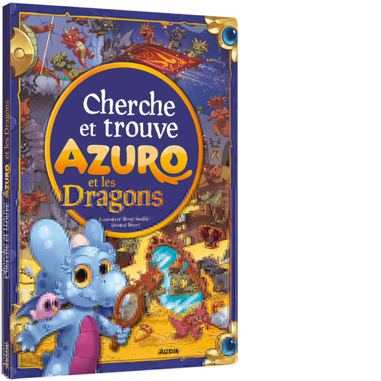 CHERCHE & TROUVE - AZURO ET LES DRAGONS - Laurent Souillé, Olivier Souillé, Jérémie Fleury - AUZOU