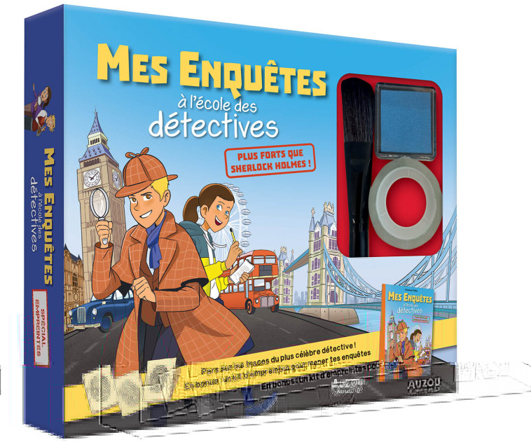 MES ENQUÊTES À L'ÉCOLE DES DÉTECTIVES - COFFRET - PLUS FORTS QUE SHERLOCK HOLMES ! - Auren Auren, Amit TAYAL, Trédez Emmanuel Trédez Emmanuel - AUZOU