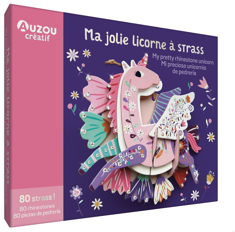 MON COFFRET D'ARTISTE - MA JOLIE LICORNE À STRASS - XXX - AUZOU