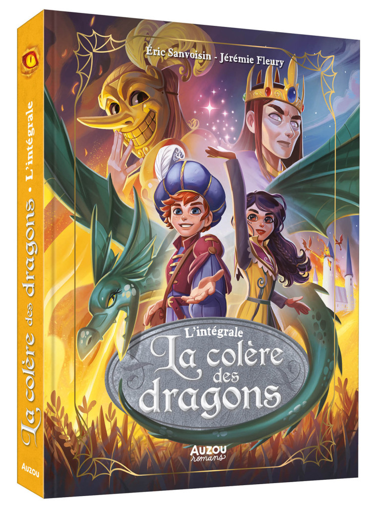 LA COLÈRE DES DRAGONS - Éric Sanvoisin, Jérémie Fleury - AUZOU