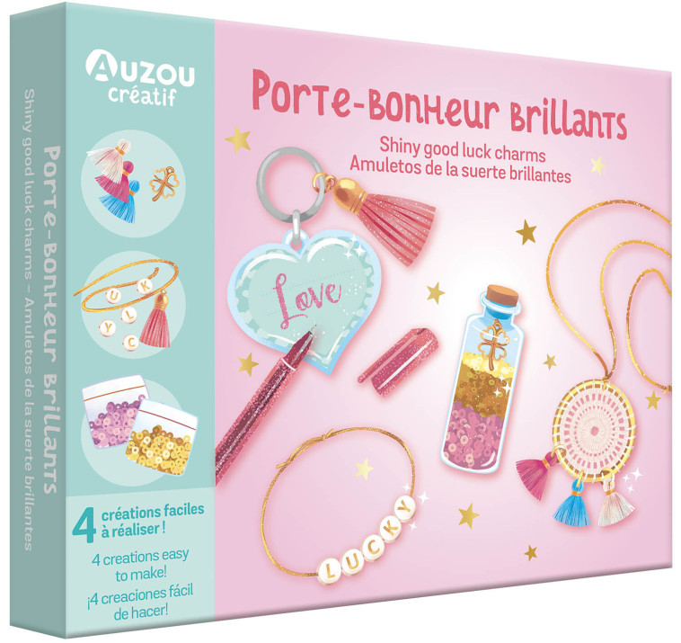 MON COFFRET D'ARTISTE - MES PORTE-BONHEUR BRILLANTS - Cristina DO CARMO - AUZOU