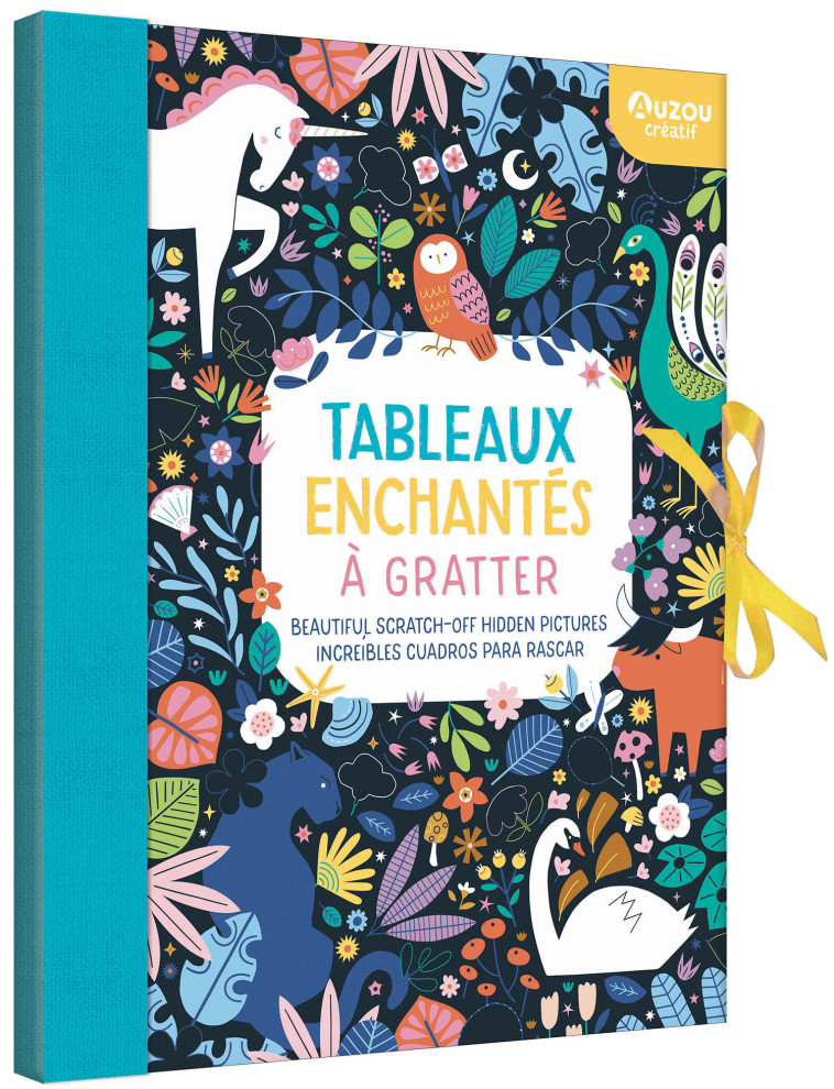 MON CAHIER CRÉA - TABLEAUX ENCHANTÉS À GRATTER - Anna DEEGAN - AUZOU