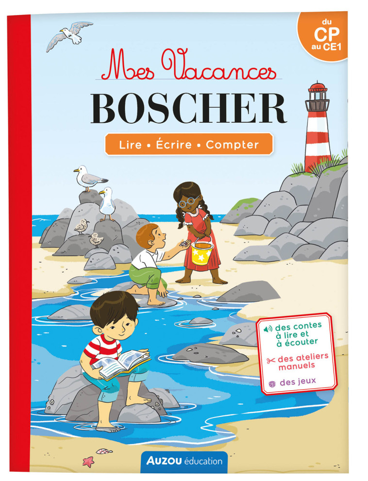 MES VACANCES BOSCHER - DU CP AU CE1 - CAHIER DE VACANCES 2025 - Eric Montigny, Séverine Cordier, Eléonore Della Malva - AUZOU