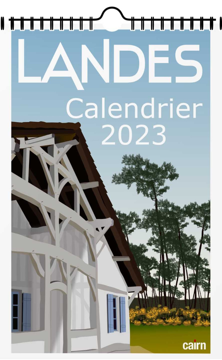 Calendrier landes 2023 - Thomas FERNANDEZ,  FERNANDEZ, THOMAS - CAIRN